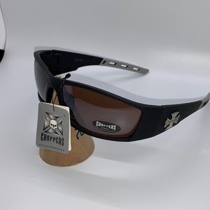New Choppers biker sport wrap sunglass for motorcycle, Outdoor sport Black/gray